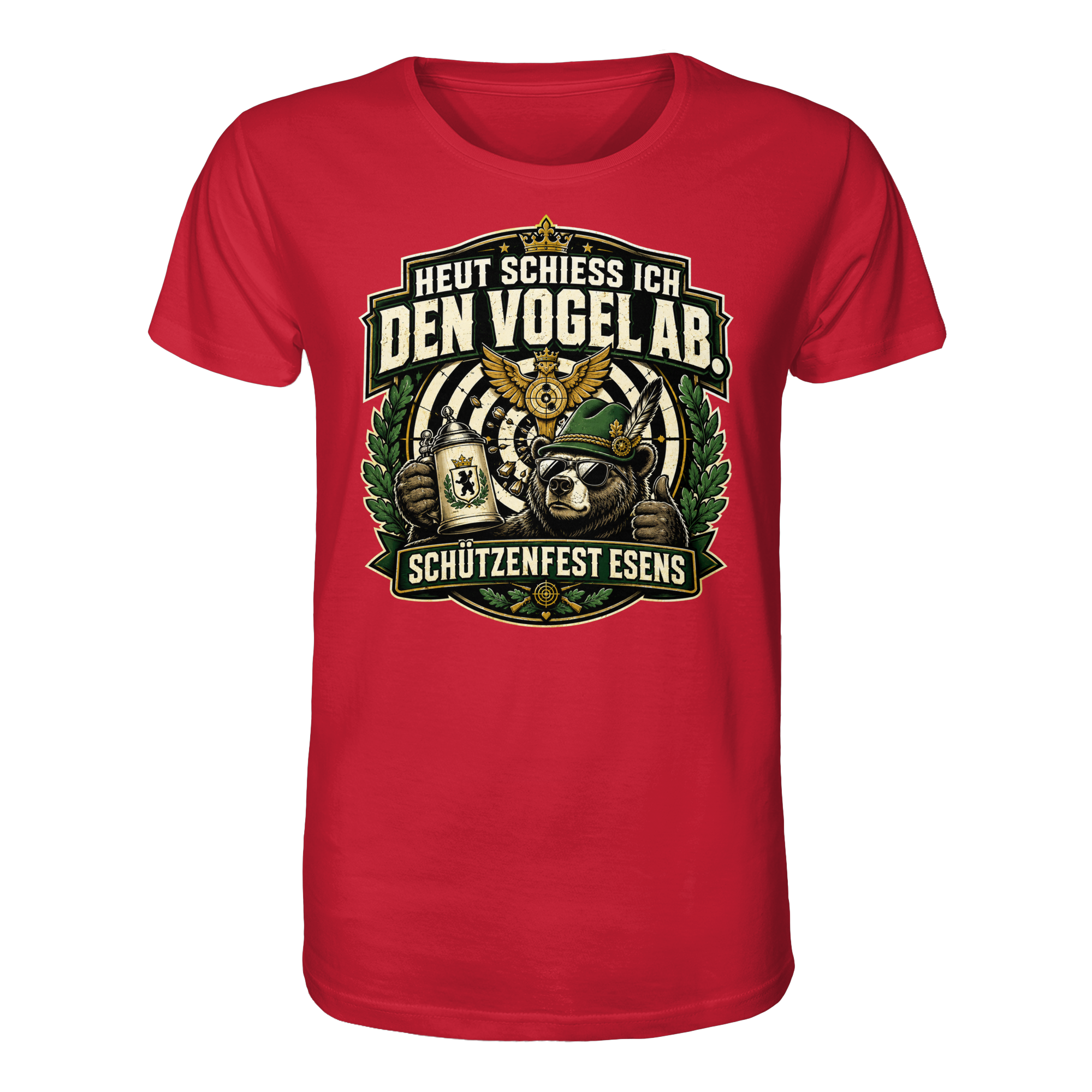 Heut schiess ich den Vogel ab – Schützenfest Esens - Organic Shirt