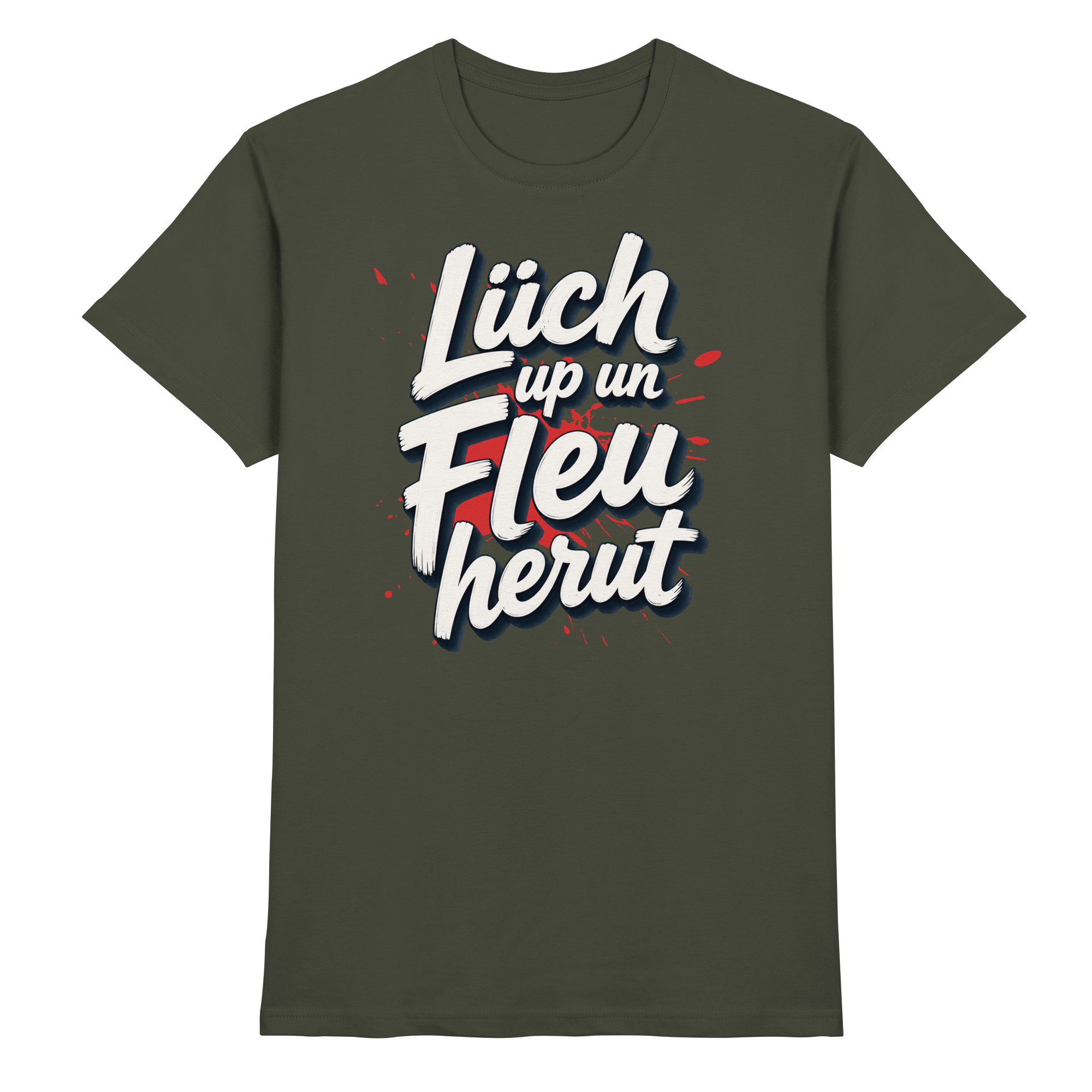 Lüch up un Fleu herut - Premium Shirt